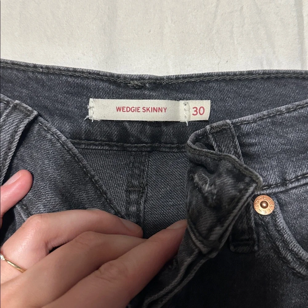 Levi’s wedgie denim shorts